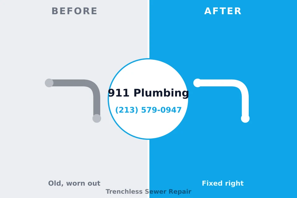 Before and after: plumbing repair West Haven-Sylvan, OR